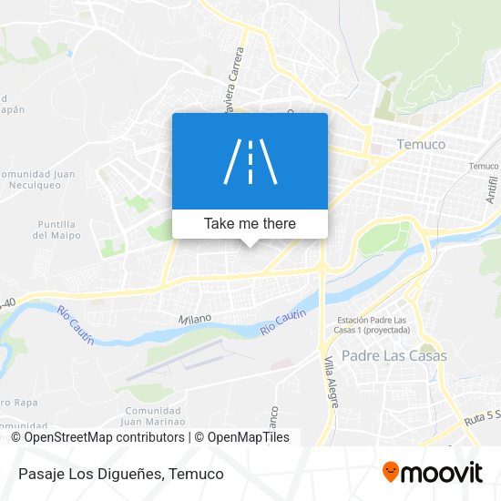 Pasaje Los Digueñes map