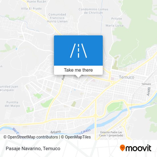 Mapa de Pasaje Navarino