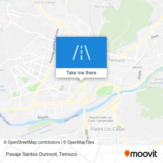 Mapa de Pasaje Santos Dumont