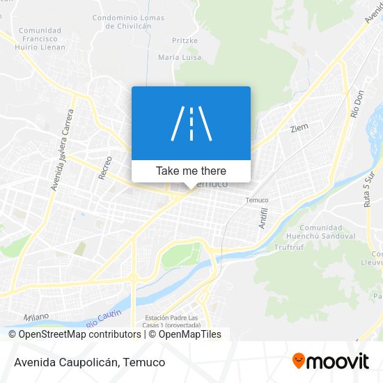Mapa de Avenida Caupolicán
