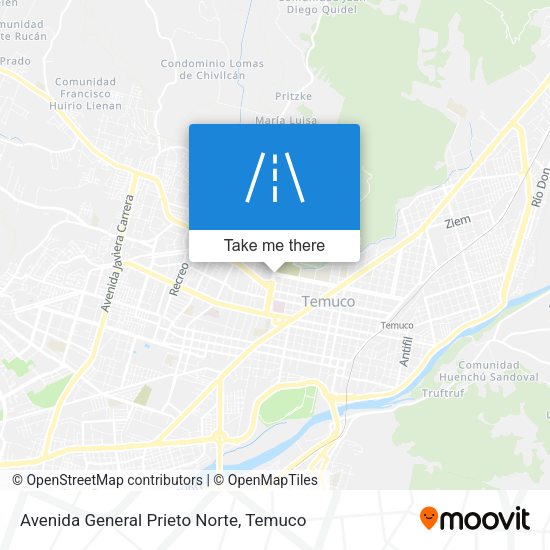 Avenida General Prieto Norte map