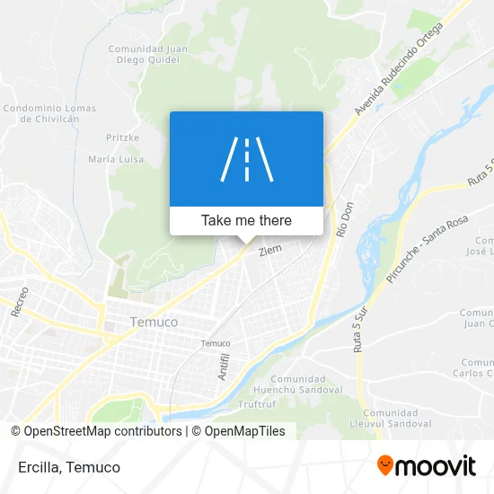Ercilla map