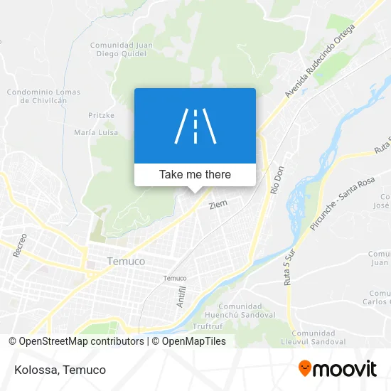 Kolossa map