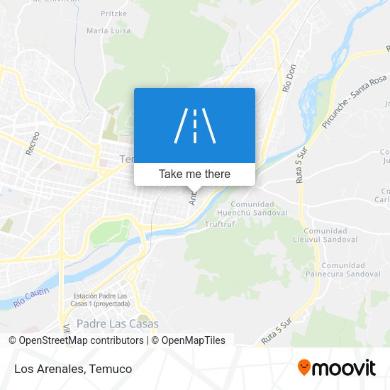 Mapa de Los Arenales