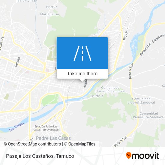 Mapa de Pasaje Los Castaños