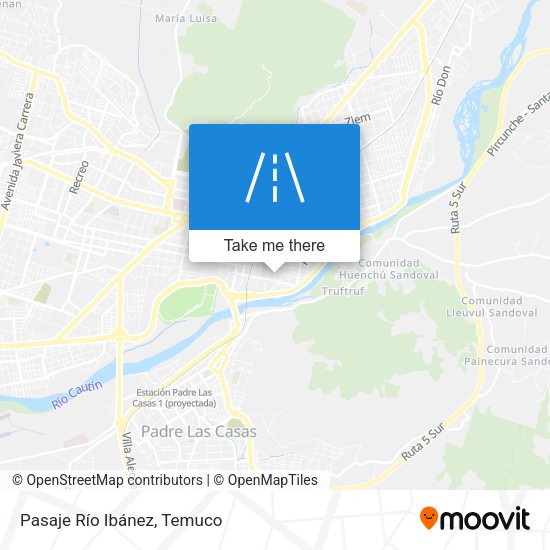 Pasaje Río Ibánez map