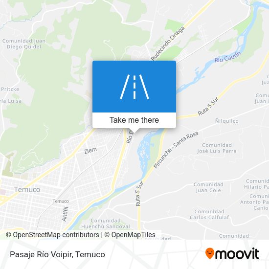 Mapa de Pasaje Río Voipir