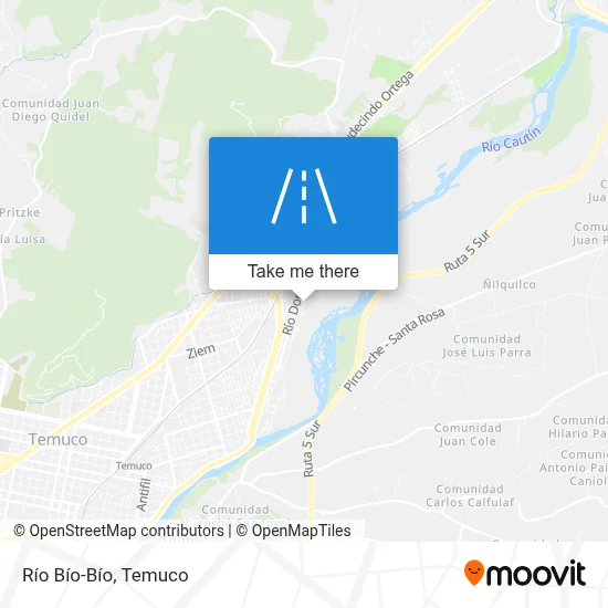 Río Bío-Bío map