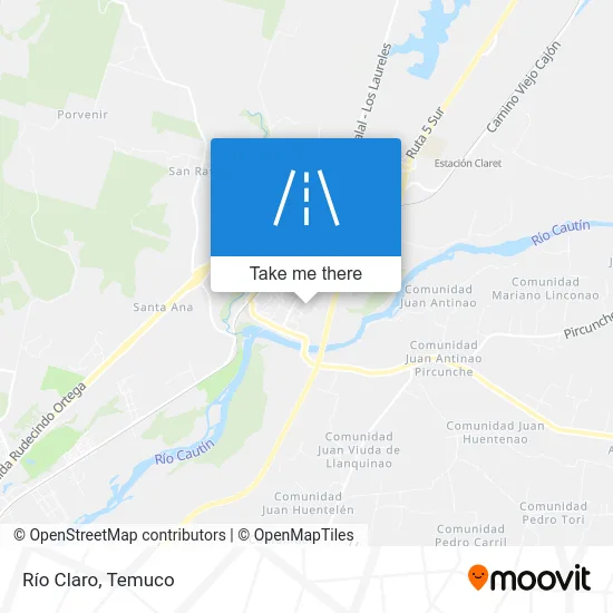 Río Claro map