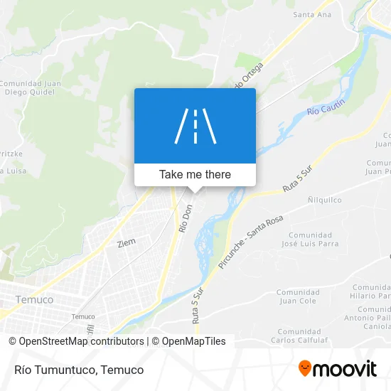 Río Tumuntuco map
