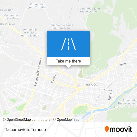 Mapa de Talcamávida