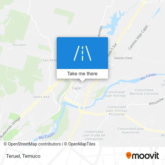 Teruel map