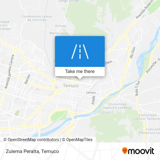 Zulema Peralta map
