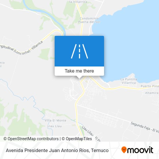 Mapa de Avenida Presidente Juan Antonio Ríos