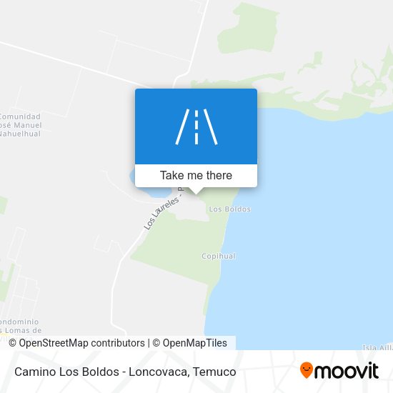 Camino Los Boldos - Loncovaca map