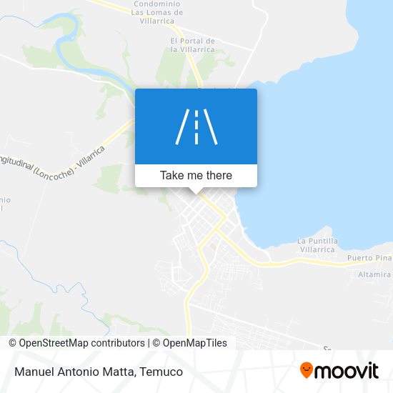 Mapa de Manuel Antonio Matta