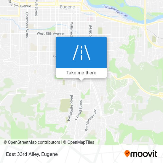 Mapa de East 33rd Alley