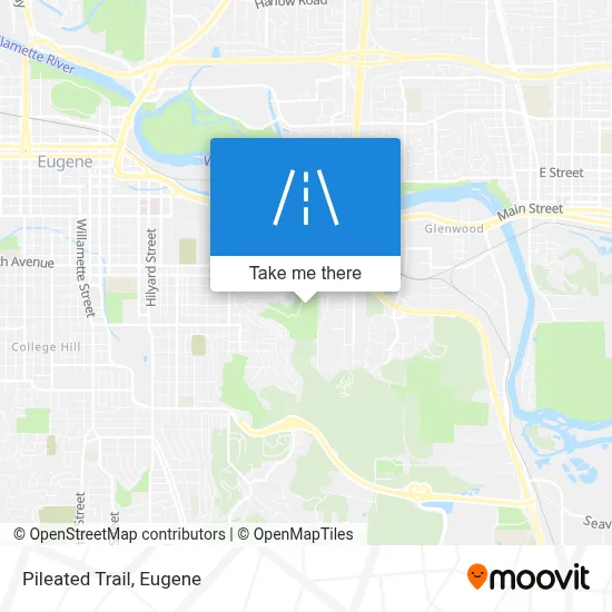 Pileated Trail map