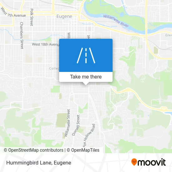 Hummingbird Lane map