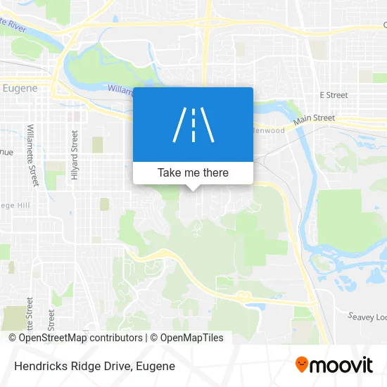 Hendricks Ridge Drive map