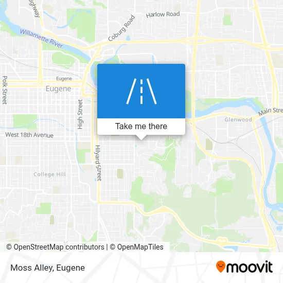 Moss Alley map