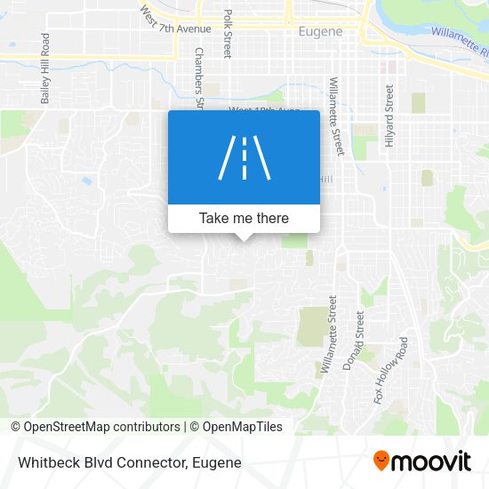 Whitbeck Blvd Connector map