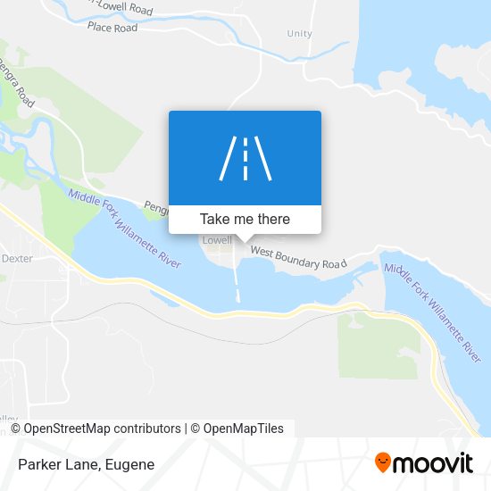 Mapa de Parker Lane