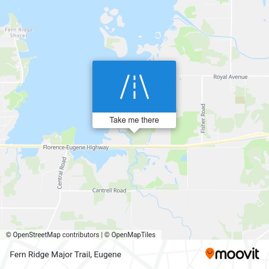 Fern Ridge Major Trail map