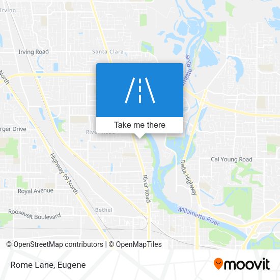 Mapa de Rome Lane