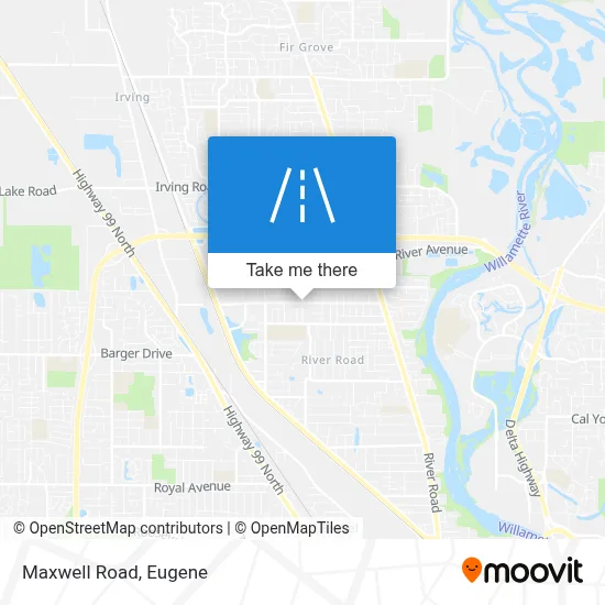 Maxwell Road map