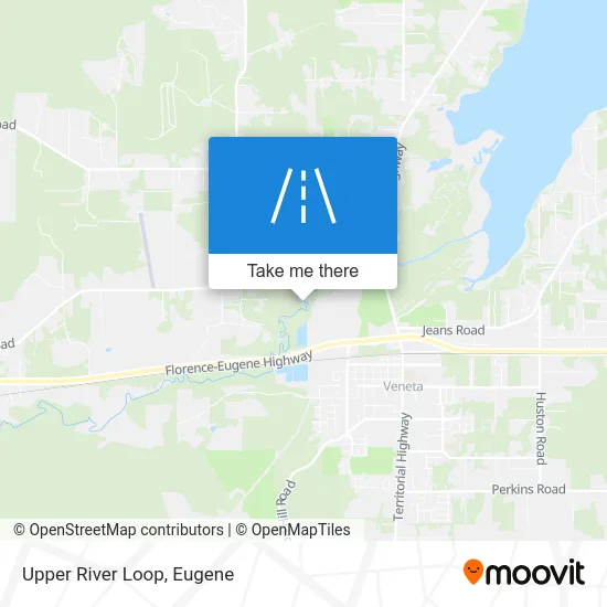 Upper River Loop map