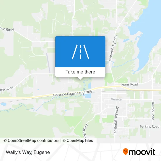 Wally's Way map