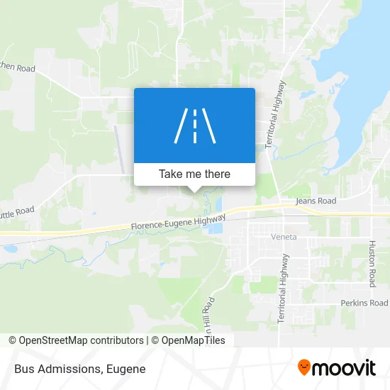 Bus Admissions map