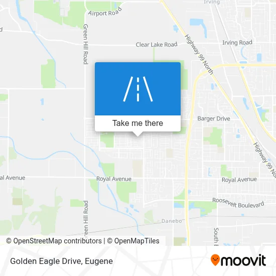 Golden Eagle Drive map
