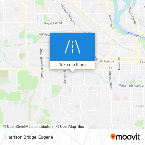 Mapa de Harrison Bridge
