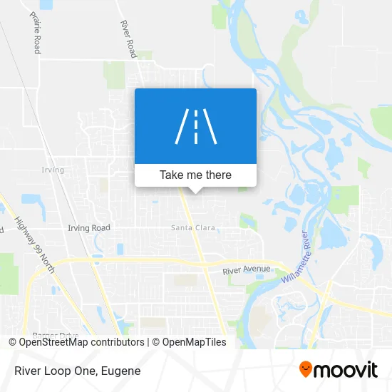 River Loop One map