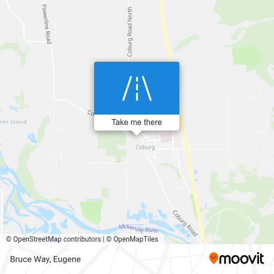 Bruce Way map