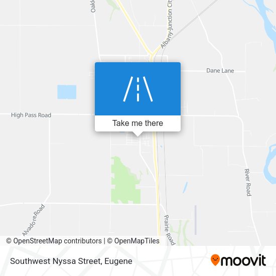 Mapa de Southwest Nyssa Street