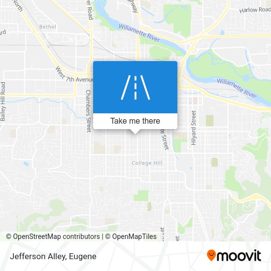 Jefferson Alley map