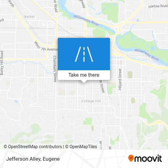Jefferson Alley map
