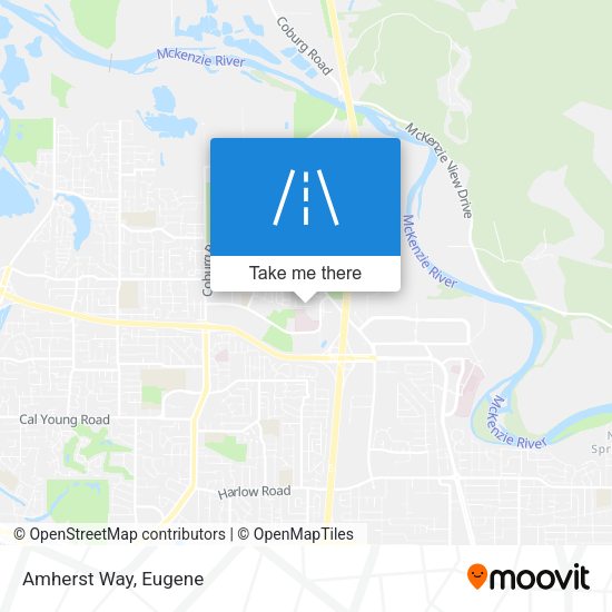 Mapa de Amherst Way