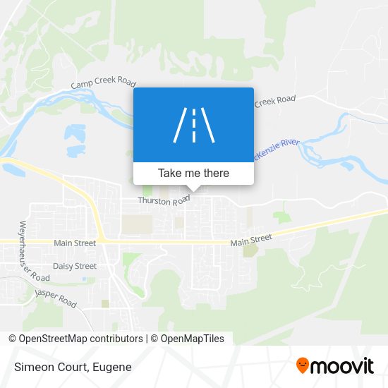 Mapa de Simeon Court