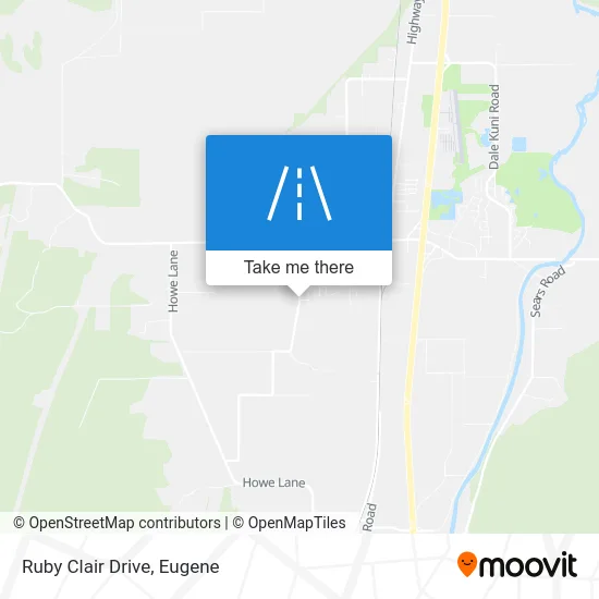 Ruby Clair Drive map