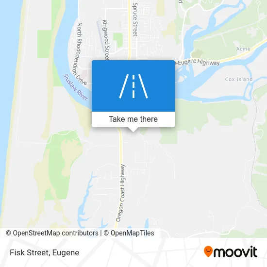 Fisk Street map