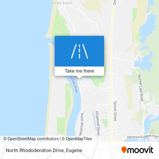 Mapa de North Rhododendron Drive