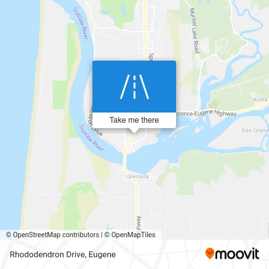 Rhododendron Drive map