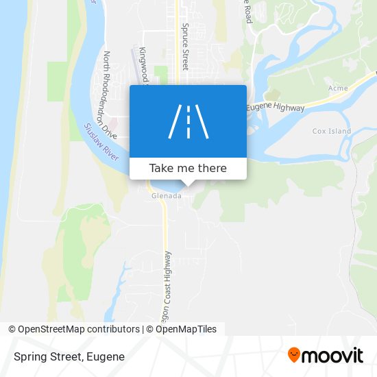 Mapa de Spring Street