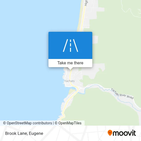 Brook Lane map