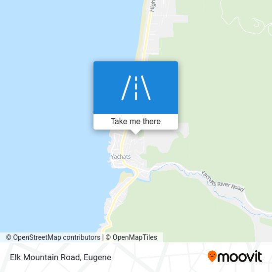 Mapa de Elk Mountain Road