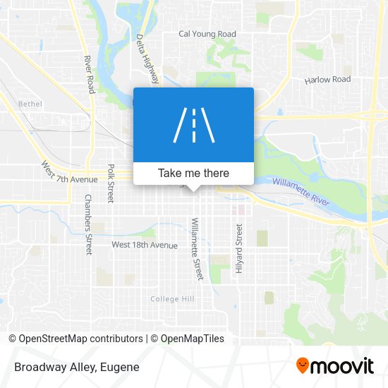 Mapa de Broadway Alley